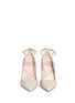 Front View - Click To Enlarge - KATE SPADE - 'Priscilla' lace-up leather pumps