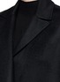 Detail View - Click To Enlarge - VICTOR ALFARO - Colourblock virgin wool sleeveless long coat