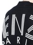 Detail View - Click To Enlarge - KENZO - Logo print sweatshirt dress
