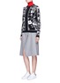 Figure View - Click To Enlarge - KENZO - 'Tanami' Flower grid jacquard sweater
