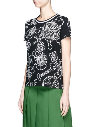 Front View - Click To Enlarge - KENZO - 'Tanami' Flower printed T-shirt