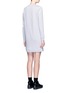 Back View - Click To Enlarge - KENZO - Eye embroidered cotton sweatshirt dress