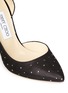 Detail View - Click To Enlarge - JIMMY CHOO - 'Lucy' ankle strap strass suede d'Orsay pumps