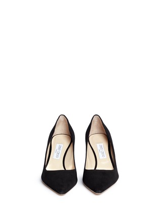 Front View - Click To Enlarge - JIMMY CHOO - 'Romy' suede pumps