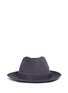 Main View - Click To Enlarge - MY BOB - 'Tribeca' mohair ribbon band rabbit furfelt hat