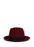 Main View - Click To Enlarge - MY BOB - 'Traveller' mohair ribbon band rabbit furfelt hat