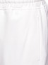 Detail View - Click To Enlarge - NICOPANDA - Satin ribbon tie deconstructed sweatpants