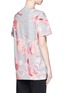 Back View - Click To Enlarge - NICOPANDA - 'All Over Rose' mercerised cotton T-shirt
