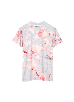 Main View - Click To Enlarge - NICOPANDA - 'All Over Rose' mercerised cotton T-shirt