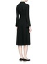 Back View - Click To Enlarge - MO&CO. EDITION 10 - Ring zip pull crepe dress