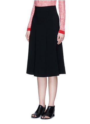 Front View - Click To Enlarge - MO&CO. EDITION 10 - Slit hem panel skirt