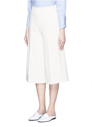 Front View - Click To Enlarge - MO&CO. EDITION 10 - Tailored crepe culottes