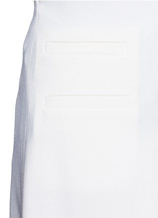 Detail View - Click To Enlarge - MO&CO. EDITION 10 - V-neck wool culotte jumpsuit