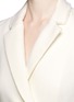 Detail View - Click To Enlarge - MO&CO. EDITION 10 - Frayed wool blend tailored coat