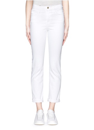 Detail View - Click To Enlarge - FRAME - 'Le High Straight' high rise jeans