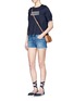 Figure View - Click To Enlarge - FRAME - 'Le Cutoff' denim shorts