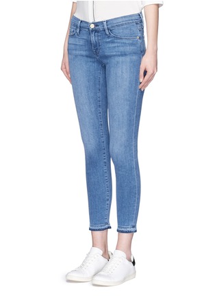Front View - Click To Enlarge - FRAME - 'Le Skinny de Jeanne' cropped jeans