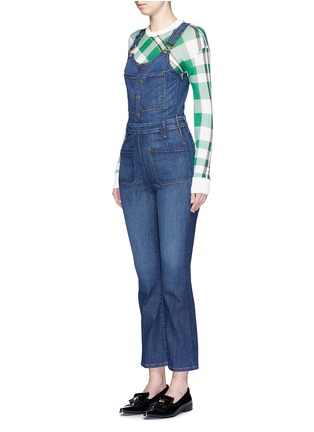 Front View - Click To Enlarge - FRAME - 'Le High' denim overalls