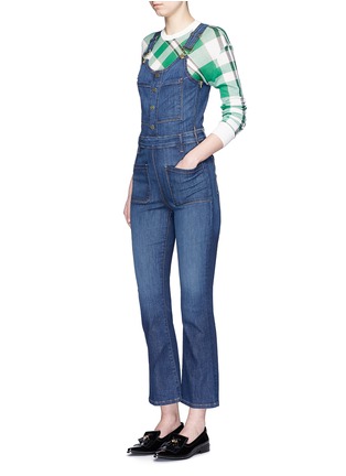 Figure View - Click To Enlarge - FRAME - 'Le High' denim overalls