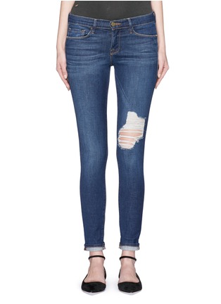 Detail View - Click To Enlarge - FRAME - 'Le Skinny De Jeanne' ripped skinny jeans