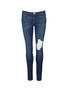 Main View - Click To Enlarge - FRAME - 'Le Skinny De Jeanne' ripped skinny jeans