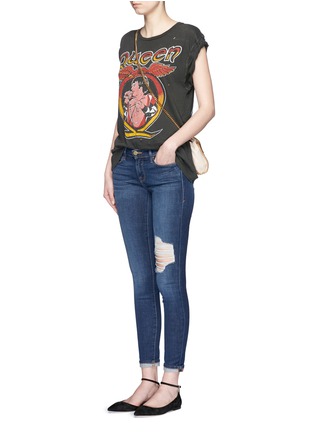 Figure View - Click To Enlarge - FRAME - 'Le Skinny De Jeanne' ripped skinny jeans