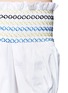 Detail View - Click To Enlarge - PETER PILOTTO - 'Petra' off-shoulder embroidered poplin smock dress