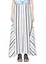 Main View - Click To Enlarge - PETER PILOTTO - 'Latmos' stripe silk-blend cloqué culottes