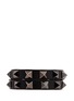 Main View - Click To Enlarge - VALENTINO GARAVANI - 'Rockstud Noir' double wrap leather bracelet