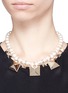 Figure View - Click To Enlarge - VALENTINO GARAVANI - 'Rockstud' glass pearl necklace