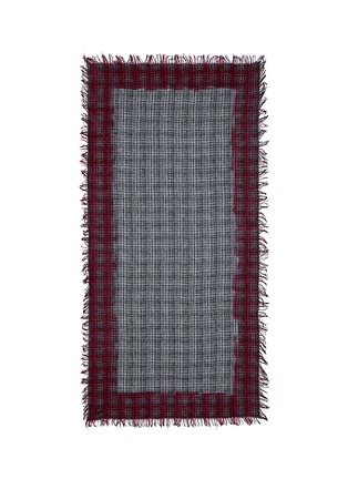 Main View - Click To Enlarge - FALIERO SARTI - 'Aury' plaid cashmere blend scarf