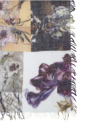 Detail View - Click To Enlarge - FALIERO SARTI - 'Floris' floral patchwork cashmere-silk scarf