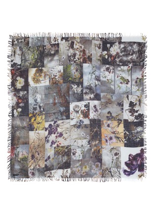 Main View - Click To Enlarge - FALIERO SARTI - 'Floris' floral patchwork cashmere-silk scarf