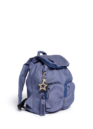 Figure View - Click To Enlarge - SEE BY CHLOÉ - 'Joy Rider' cotton denim backpack