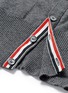 Detail View - Click To Enlarge - THOM BROWNE  - Stripe sleeve cashmere cardigan