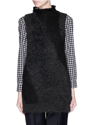 Main View - Click To Enlarge - 3.1 PHILLIP LIM - Mixed knit Mohair-wool sweater