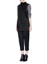 Figure View - Click To Enlarge - 3.1 PHILLIP LIM - Mixed knit Mohair-wool sweater
