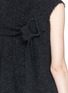 Detail View - Click To Enlarge - 3.1 PHILLIP LIM - Frayed edge wool blend sleeveless sweater