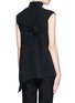 Back View - Click To Enlarge - 3.1 PHILLIP LIM - Frayed edge wool blend sleeveless sweater
