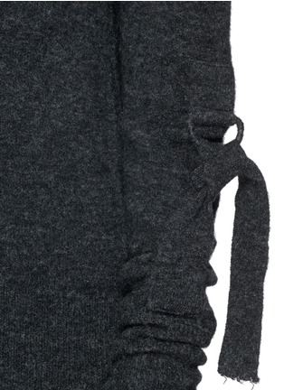 Detail View - Click To Enlarge - 3.1 PHILLIP LIM - Sleeve strap wool-yak blend sweater