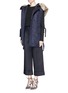 Figure View - Click To Enlarge - 3.1 PHILLIP LIM - Sleeve strap wool-yak blend sweater