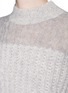 Detail View - Click To Enlarge - 3.1 PHILLIP LIM - Mixed knit Mohair-Alpaca blend sweater
