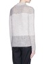 Back View - Click To Enlarge - 3.1 PHILLIP LIM - Mixed knit Mohair-Alpaca blend sweater