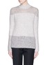 Main View - Click To Enlarge - 3.1 PHILLIP LIM - Mixed knit Mohair-Alpaca blend sweater