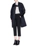 Figure View - Click To Enlarge - 3.1 PHILLIP LIM - Mixed knit Mohair-Alpaca blend sweater