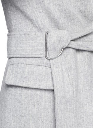 Detail View - Click To Enlarge - 3.1 PHILLIP LIM - D-ring front wool-cotton blend car coat