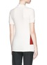 Back View - Click To Enlarge - 3.1 PHILLIP LIM - Cloqué check panel wool T-shirt