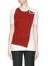 Main View - Click To Enlarge - 3.1 PHILLIP LIM - Cloqué check panel wool T-shirt