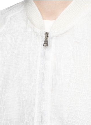 Detail View - Click To Enlarge - 3.1 PHILLIP LIM - Rip effect embroidery jacket