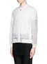 Front View - Click To Enlarge - 3.1 PHILLIP LIM - Rip effect embroidery jacket